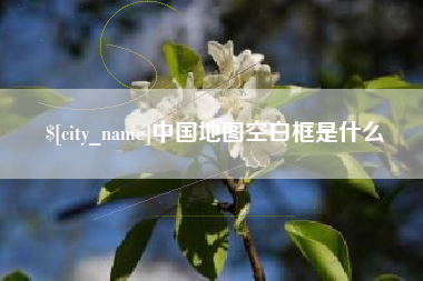 禹城中国地图空白框是什么