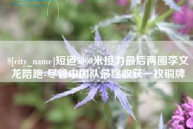 禹城短道5000米接力最后两圈李文龙陪跑-尽管中国队最终收获一枚铜牌