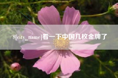 禹城看一下中国几枚金牌了