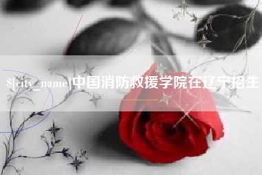 禹城中国消防救援学院在辽宁招生