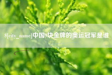 禹城中国9块金牌的奥运冠军是谁