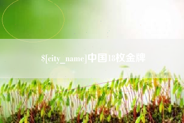 禹城中国18枚金牌