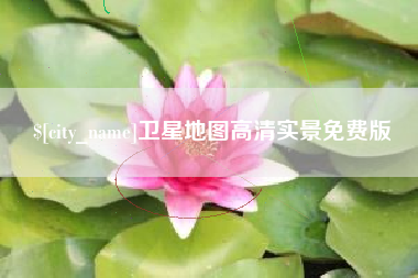 禹城卫星地图高清实景免费版