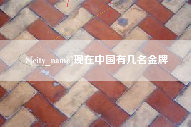 禹城现在中国有几名金牌