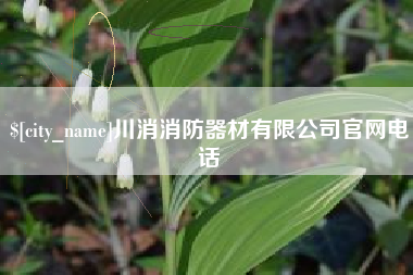 禹城川消消防器材有限公司官网电话