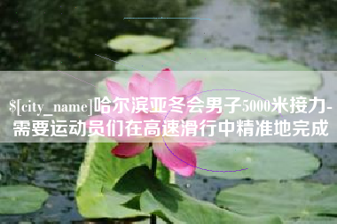 禹城哈尔滨亚冬会男子5000米接力-需要运动员们在高速滑行中精准地完成