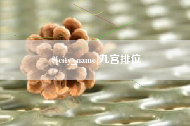 禹城九宫排位