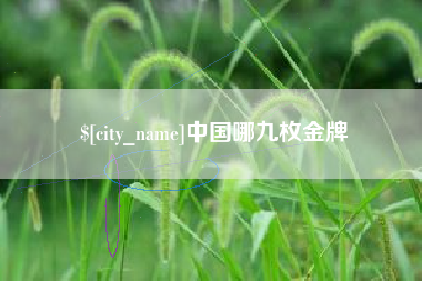 禹城中国哪九枚金牌