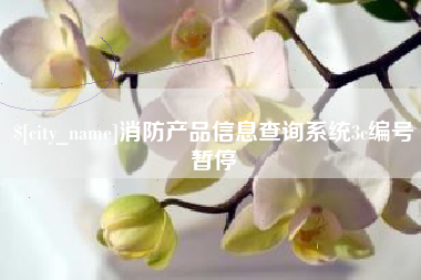禹城消防产品信息查询系统3c编号暂停