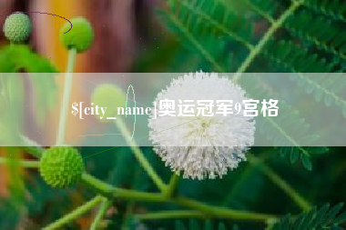 禹城奥运冠军9宫格