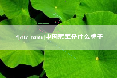 禹城中国冠军是什么牌子