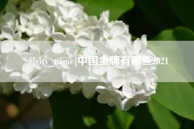 禹城中国金牌有哪些2021