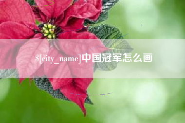 禹城中国冠军怎么画